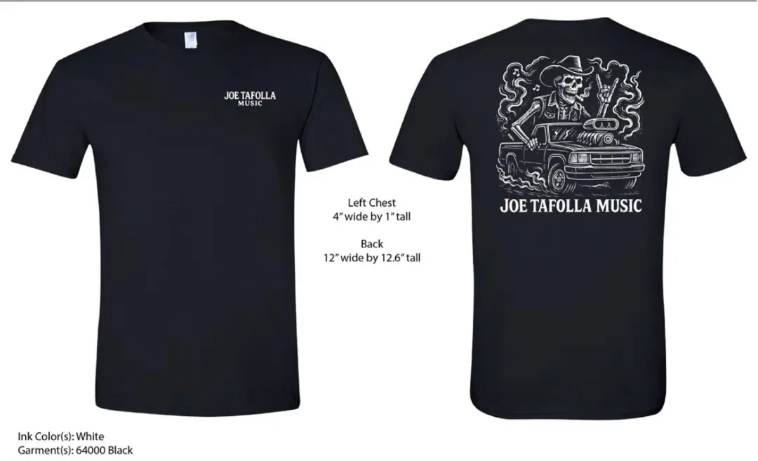 Joe Tafolla Music T-Shirt